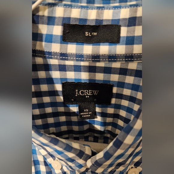 J.Crew Men's Slim Fit Cotton Dhirt - Picture 3 of 4